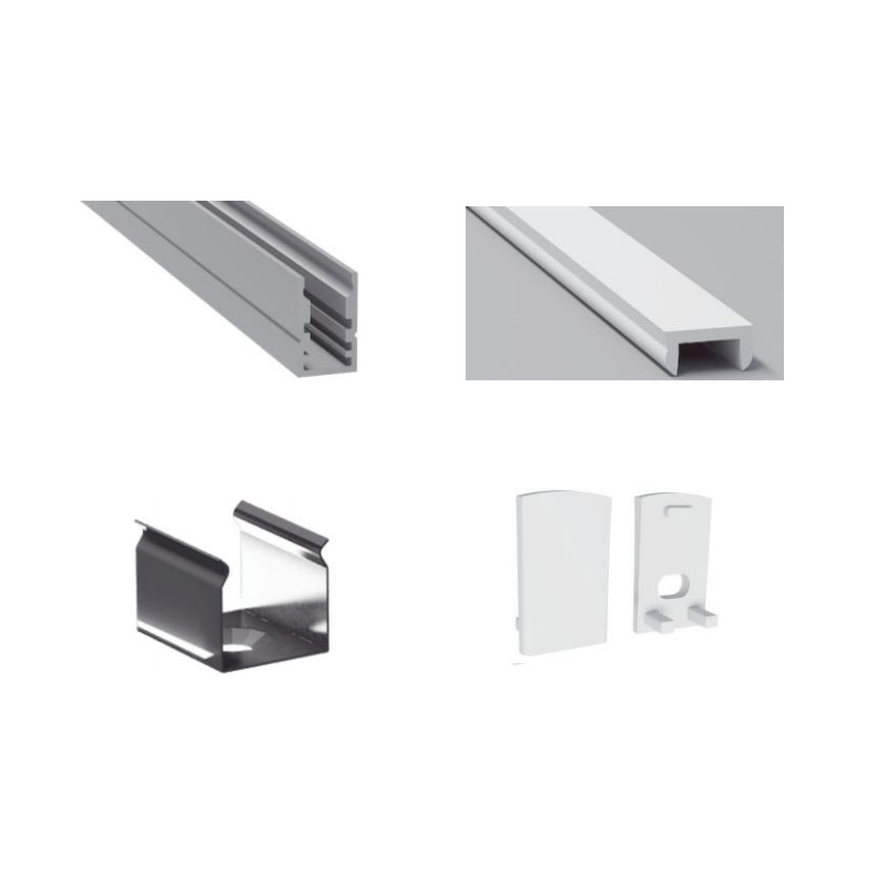 Mini LED Aluminum Profile For 8mm 2110 LED Strip Lights Mini LED Aluminum Profile For 8mm 2110 LED Strip Lights